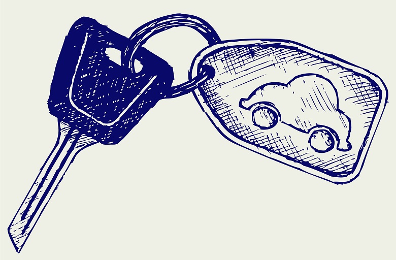 Přívěšky na klíče – značky aut 